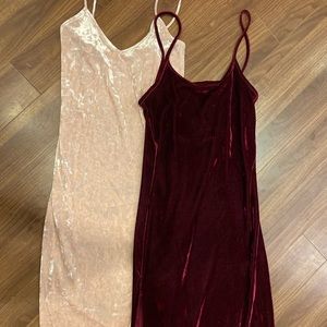 Velvet boutique dresses never worn